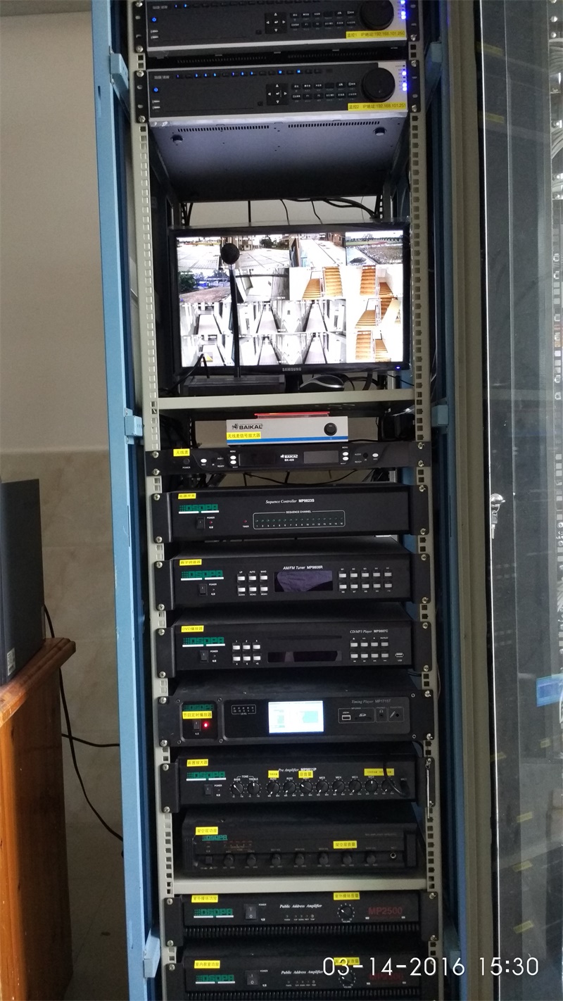 珠海军建小学监控、广播、网络系统