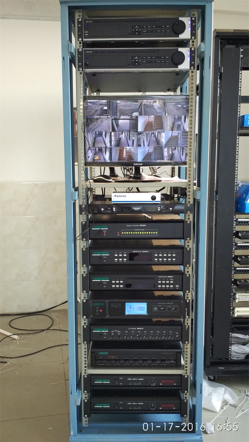 珠海军建小学监控、广播、网络系统